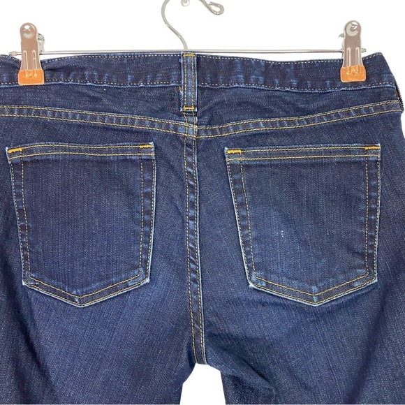 Jcrew Matchstick Jeans Womens XS Waist 25 Dark Blue Low Rise Slim Stretch J Crew - Picture 6 of 13